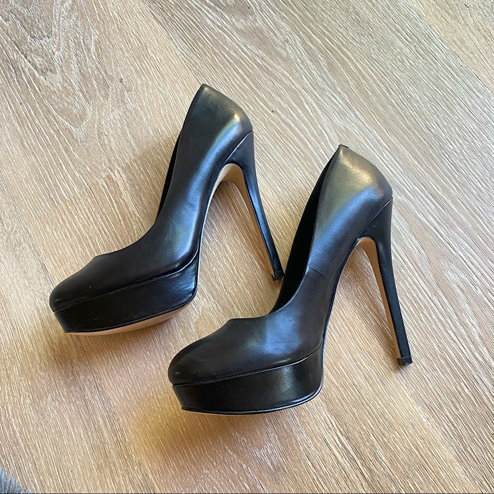 ALDO Genuine Leather Platform Heels